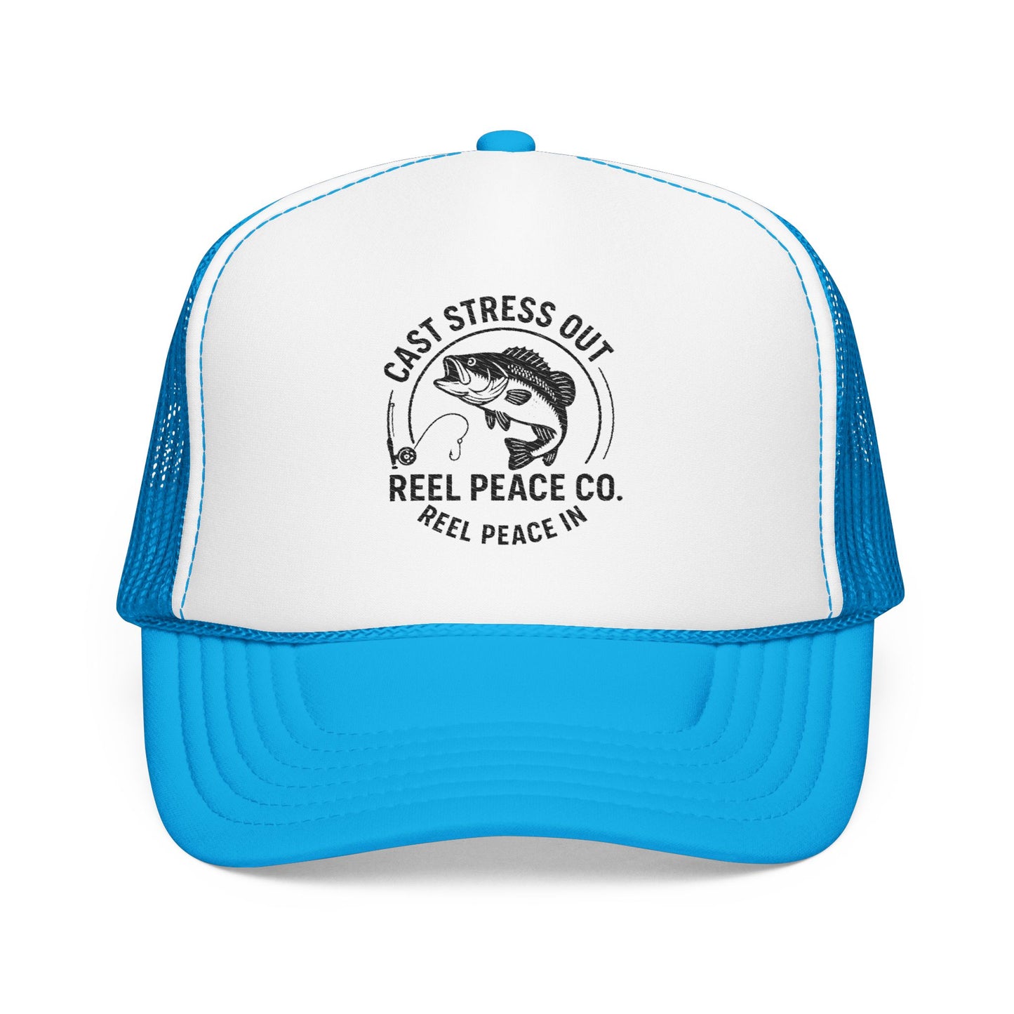 Cast Stress Out Embroidered Hat (Black Logo)