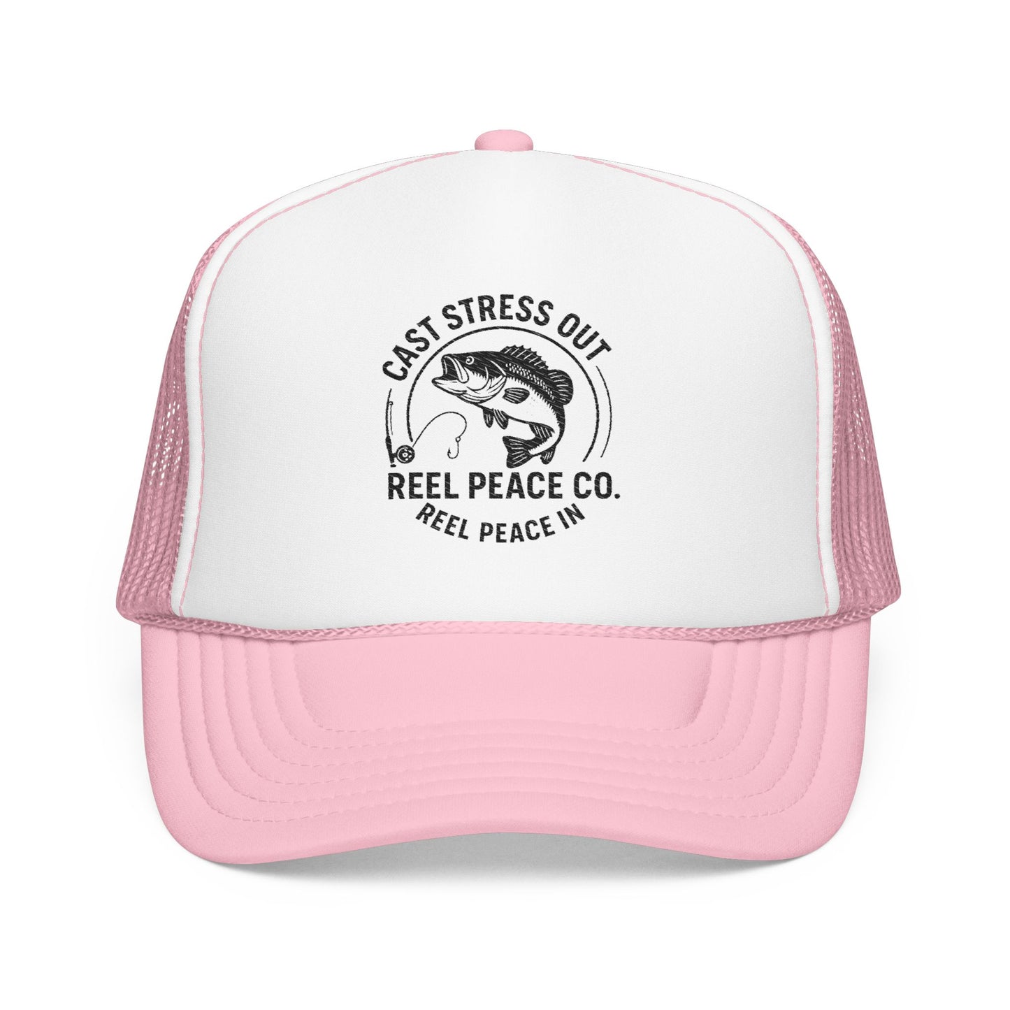 Cast Stress Out Embroidered Hat (Black Logo)