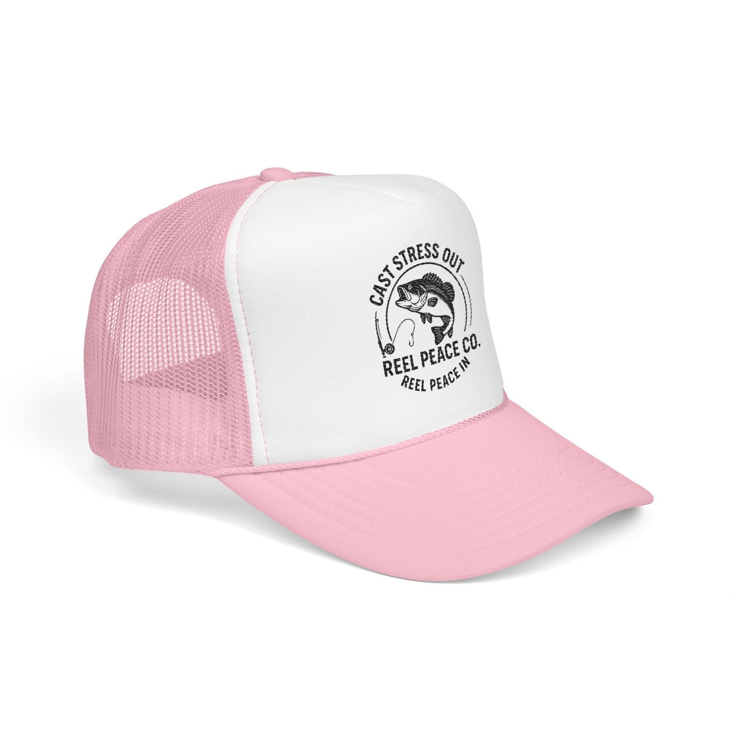 Cast Stress Out Embroidered Hat (Black Logo)