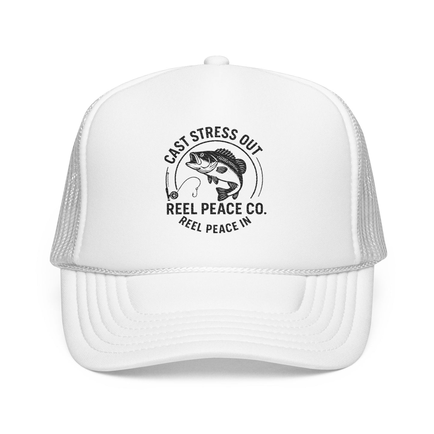 Cast Stress Out Embroidered Hat (Black Logo)